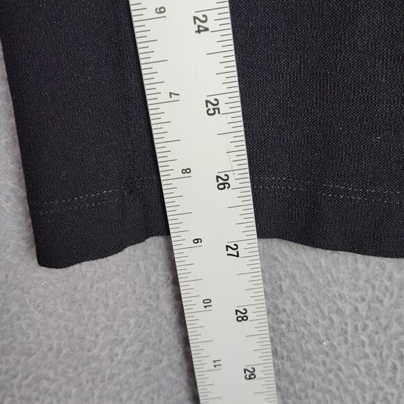 Eileen Fisher Pants Womens Small Black Pull On Stretch Knit Slim Ankle Made USA - Picture 5 of 12